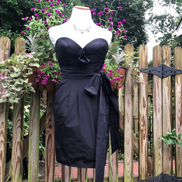 BCBGMaxArzia Strapless LIttle Black Cocktail Dress - Picture 2 of 4
